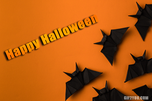 Animated Halloween Bats.