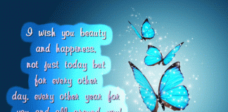 A great idea is an animated birthday card with beautiful butterflies and sincere wishes. Anyone who receives such a beautiful GIF on their birthday will be happy and feel warmth and attention on such a dear day.